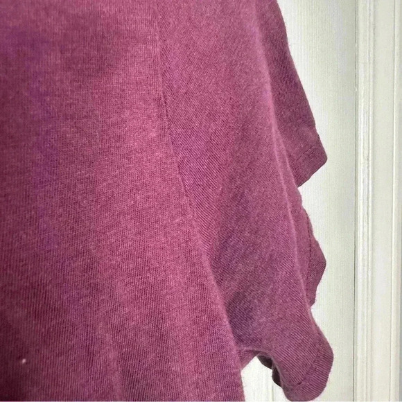 George T-Shirt Cozy Winter  Vibes Purple & White Size Medium - Picture 12 of 16